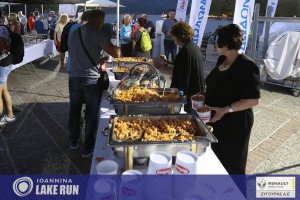 Ένα πλούσιο pasta party για τους δρομείς