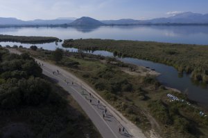 Ο 13ος Γύρος Λίμνης Ιωαννίνων από ψηλά