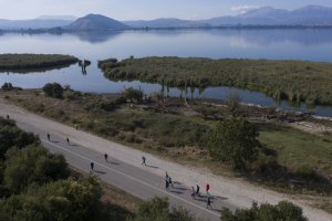 Ο 13ος Γύρος Λίμνης Ιωαννίνων από ψηλά